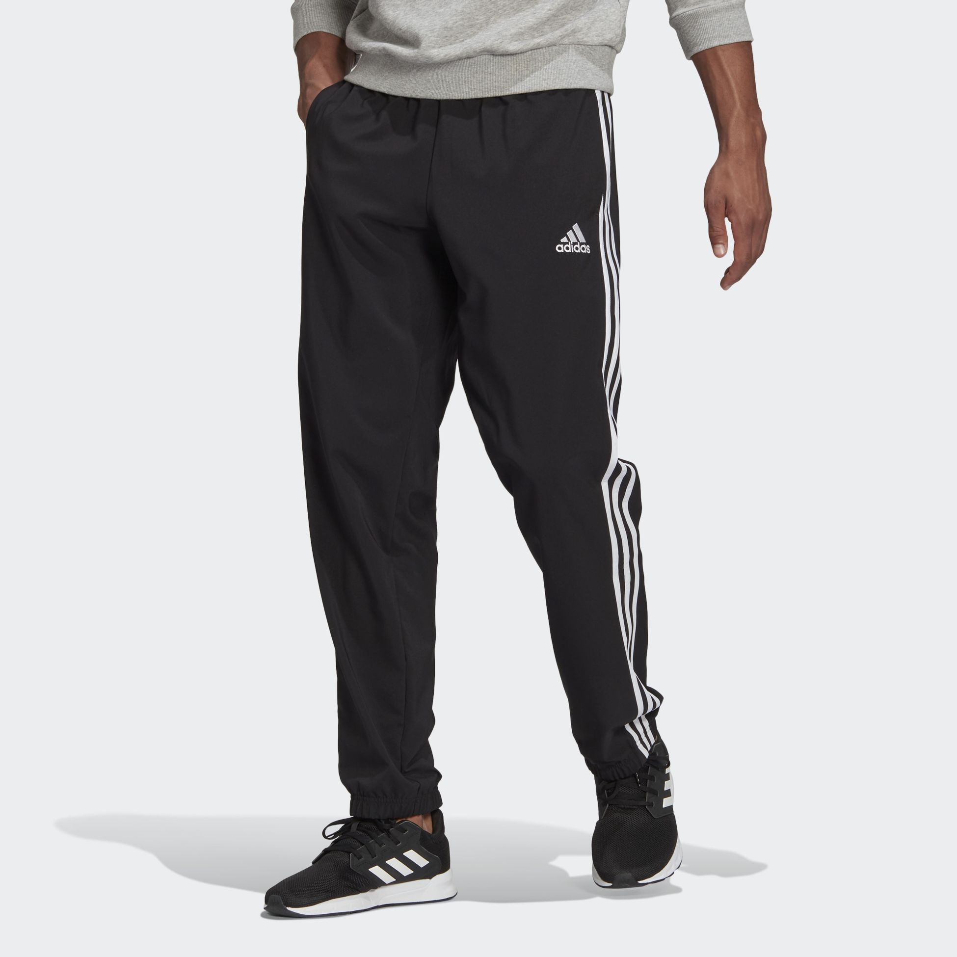 Adidas Aeroready Essentials Elastic Cuff 3 Stripes Tracksuit Bottoms Sivustolla Stadiumfi 9250